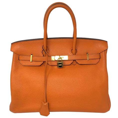 orange hermes dust bag